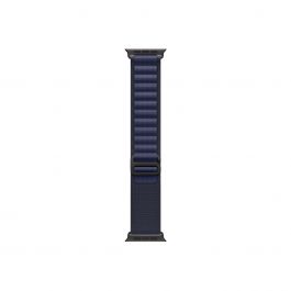 Curea Apple pentru Apple Watch 49mm Navy Alpine Loop, Medium, Black Titanium Finish