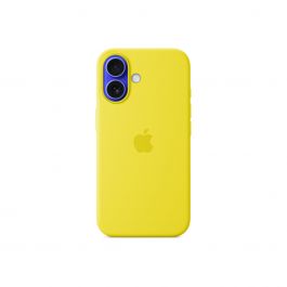 Husa de protectie Apple cu MagSafe pentru iPhone 16, Silicon, Star Fruit (Seasonal)