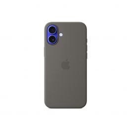 Husa de protectie Apple cu MagSafe pentru iPhone 16 Plus, Silicon, Stone Gray