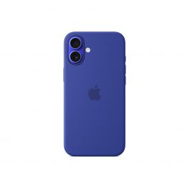 Husa de protectie Apple cu MagSafe pentru iPhone 16 Plus, Silicon, Ultramarine (Seasonal)