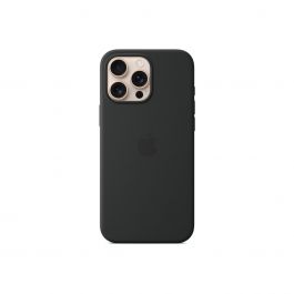 Resigilat: Husa de protectie Apple cu MagSafe pentru iPhone 16 Pro Max, Silicon, Negru