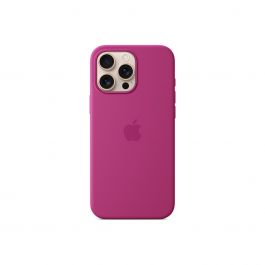 Husa de protectie Apple cu MagSafe pentru iPhone 16 Pro Max, Silicon, Fuchsia (Seasonal)