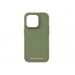 Resigilat: Husa de protectie Njord Suede Comfort+ pentru iPhone 14 Pro, Olive