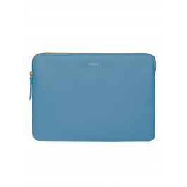 Husa dbramante1928 Paris pentru MacBook Pro 13"/MacBook Air 13", Piele, Albastru deschis