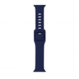 Curea Epico pentru Apple Watch 42/44/45mm Silicon Albastru
