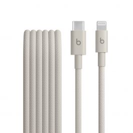 Cablu Beats USB-C la Lightning de 1,5 m, Woven, Gri