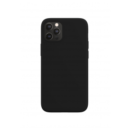Husa de protectie Next One Silicon Case MagSafe pentru iPhone 12 si iPhone 12 Pro, Negru