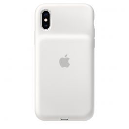Husa de protectie Apple cu baterie pentru iPhone Xs, Alb