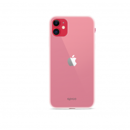 Husa de protectie iPhone 11, Silicon, Alb Transparent
