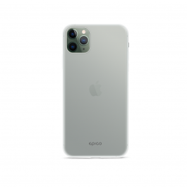 Husa de protectie Epico pentru iPhone 11 Pro Max, Silicon, Alb Transparent