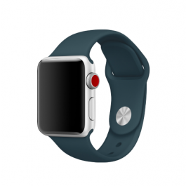 Curea Apple Watch 38mm Band: Dark Teal Sport S/M & M/L