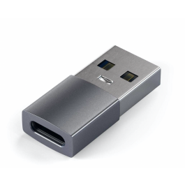 Adaptor Satechi din aluminiu USB-A la USB-C, Gri