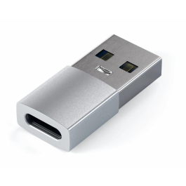 Adaptor Satechi din aluminiu USB-A la USB-C, Argintiu