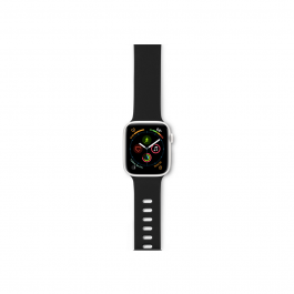 Curea Epico pentru Apple Watch 38/40/41mm Silicon Negru