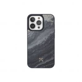 Husa de protectie Woodcessories cu MagSafe pentru iPhone 14 Pro, Negru