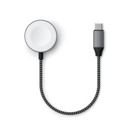 Cablu de date Satechi USB-C Magnetic Braided Charging Cable pentru Apple Watch 20cm