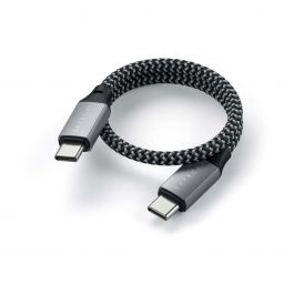 Cablu Satechi USB-C la USB-C- 25cm - Space Gray