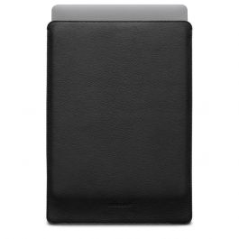 Husa de protectie Woolnut pentru MacBook Air 15", Piele, Negru