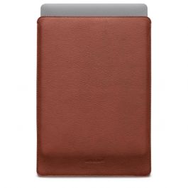 Husa de protectie Woolnut pentru MacBook Air 15", Piele, Cognac