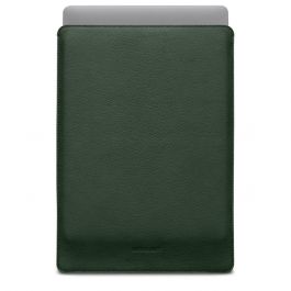 Husa de protectie Woolnut pentru MacBook Air 15", Piele, Verde