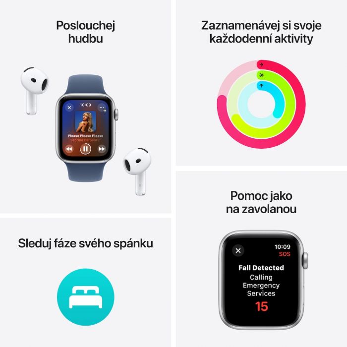 Appleページ Apple Watch SE GPS + Cellular, 44mm Silver Aluminium Case
