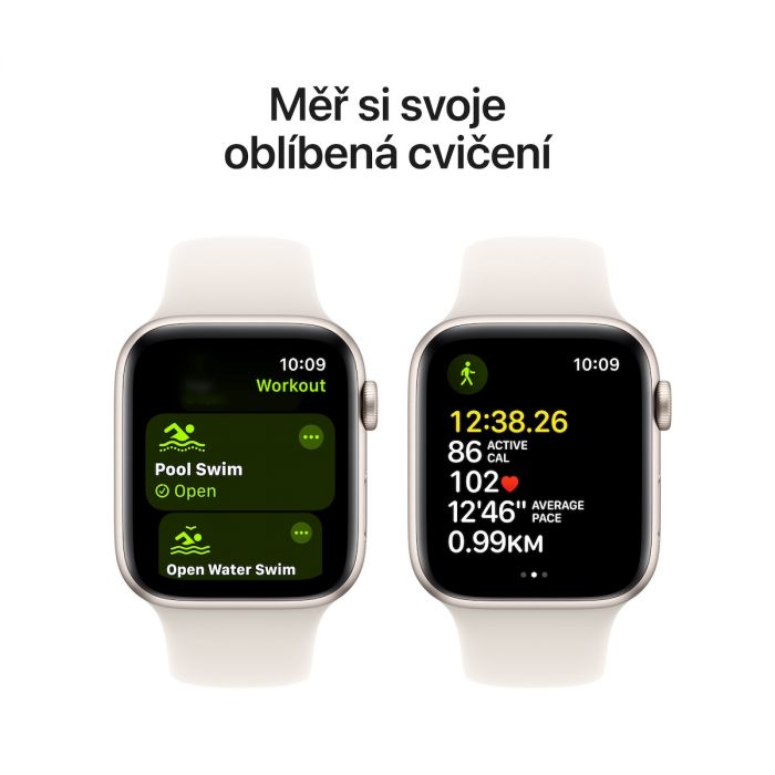 Amazon.co.jp: Apple Watch SE(第2世代) GPSモデル、 40mmケース  スターライトアルミニウムケースとスターライトスポーツバンド レギュラーを組み合わせたスマートウォッチ。フィットネストラッカーと睡眠トラッカー、衝突事故検出、心拍数のモニタリング、Retina  