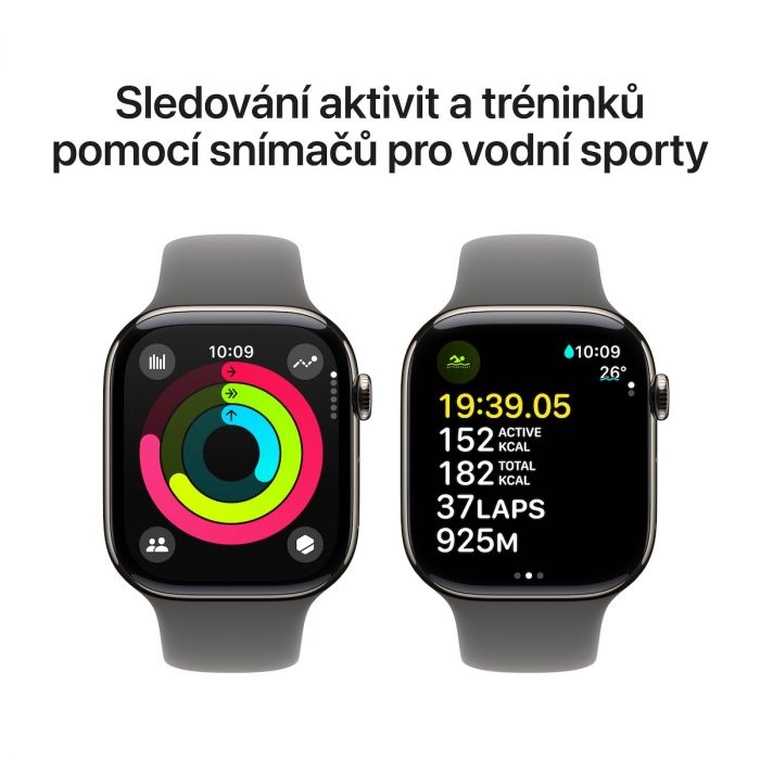 Apple Watch Series 10 GPS Cellular 42mm Natural Titanium Case iSTYLE.ro