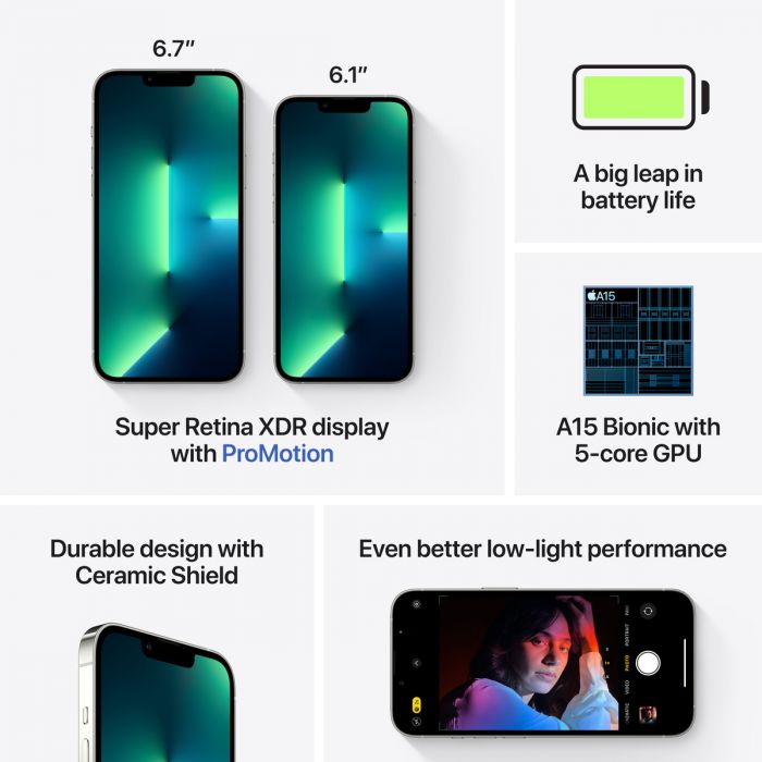 Apple iPhone 13 Pro 1TB Silver | iSTYLE.ro