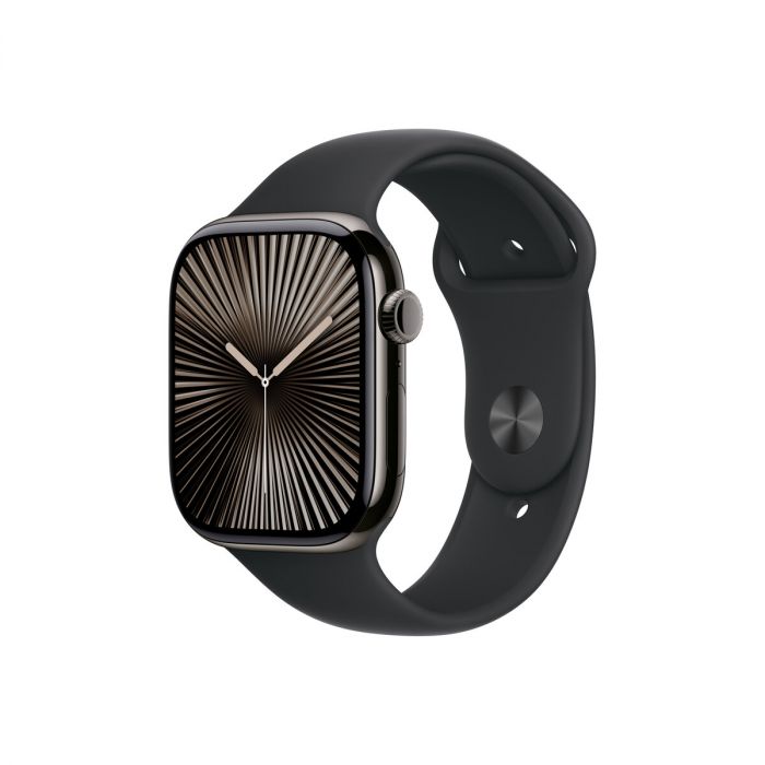 Curea Apple pentru Apple Watch 46mm Sport Band, Black Sport Band| iSTYLE.ro