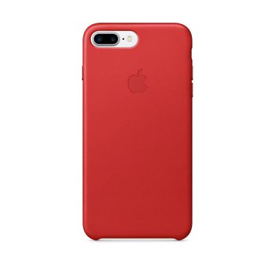 (EOL) Apple Leather Case for iPhone 7 Plus/8 Plus - (PRODUCT)RED
