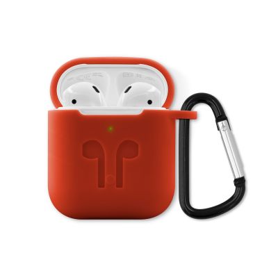 Husa de protectie iSTYLE Outdoor pentru Apple AirPods (Gen. 1/2), Rosu