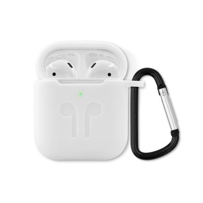 Husa de protectie iSTYLE Outdoor pentru Apple AirPods (Gen. 1/2), Alb Transparent