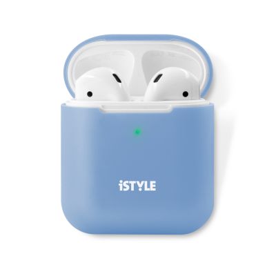 Husa de protectie iSTYLE pentru Apple AirPods (gen.2), Albastru