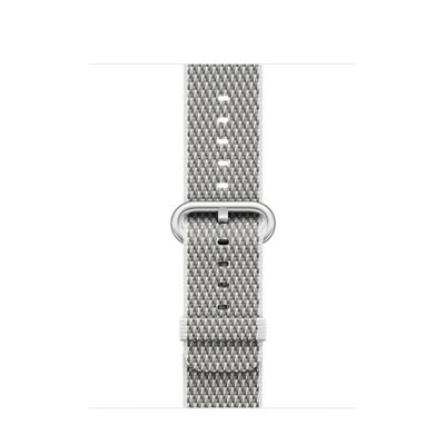 Apple Watch 38mm Check: Woven Nylon - White (curea)