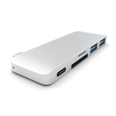 Satechi Type-C Pass-Through USB Hub (Silver)