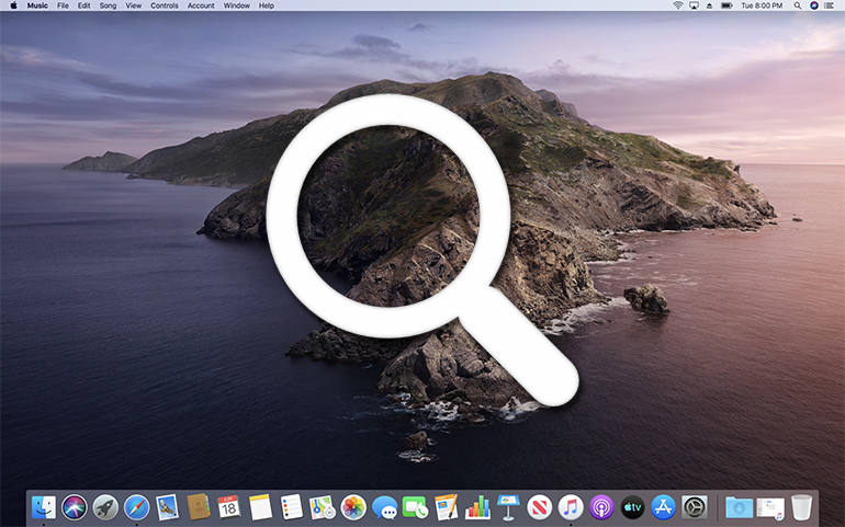 desktop-ul unui mac