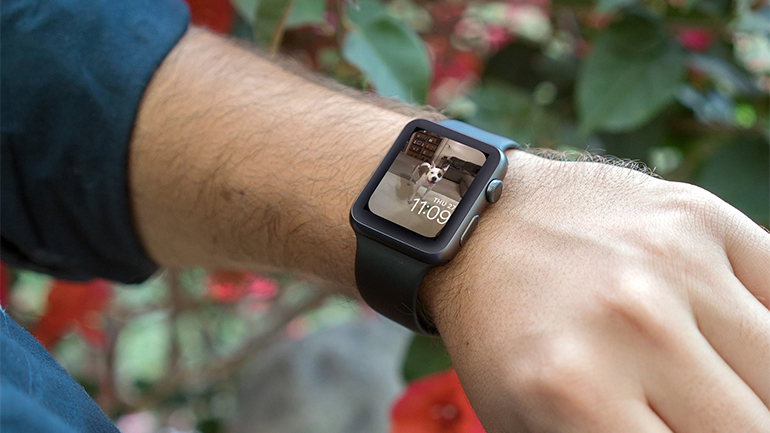 apple watch: watch face cu fotografie