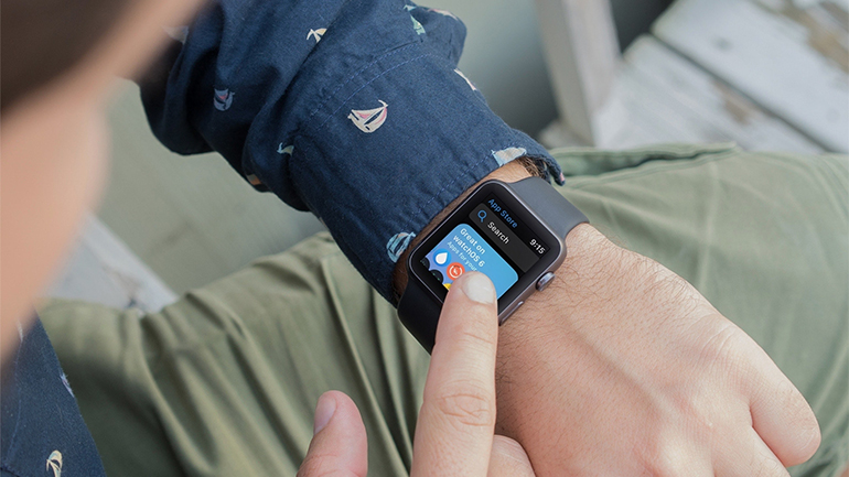 app store deschis pe un apple watch
