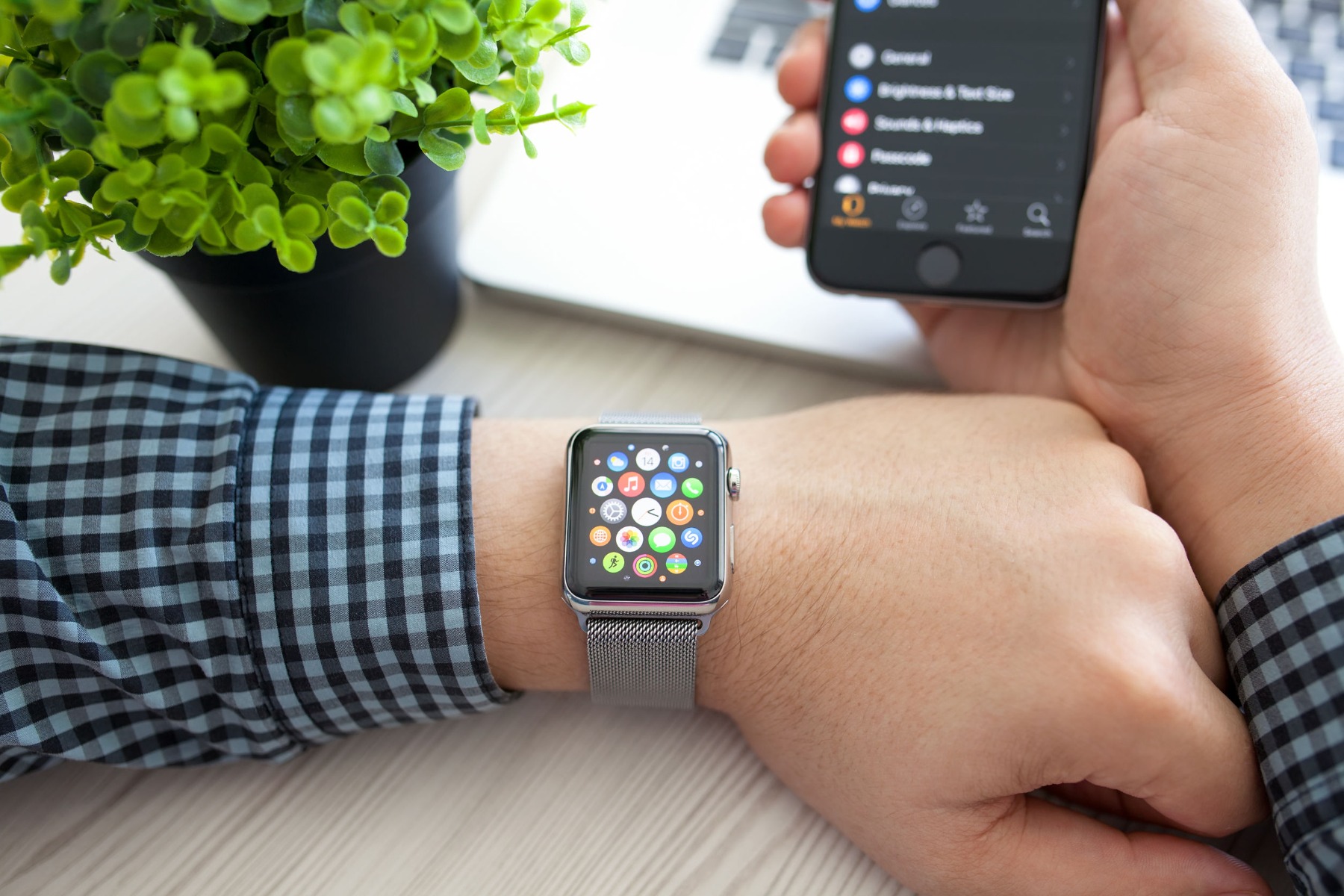 Apple Watch meniu