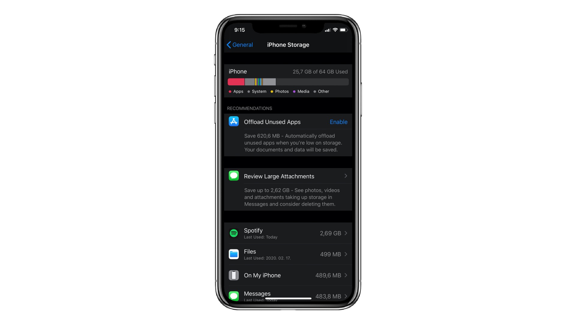 iphone pe fundal alb