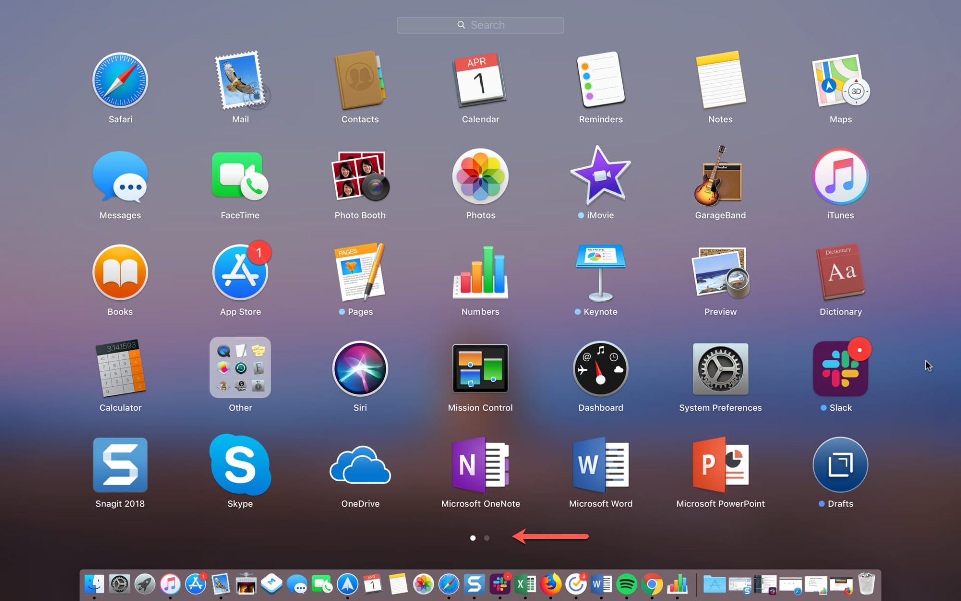 desktop de mac