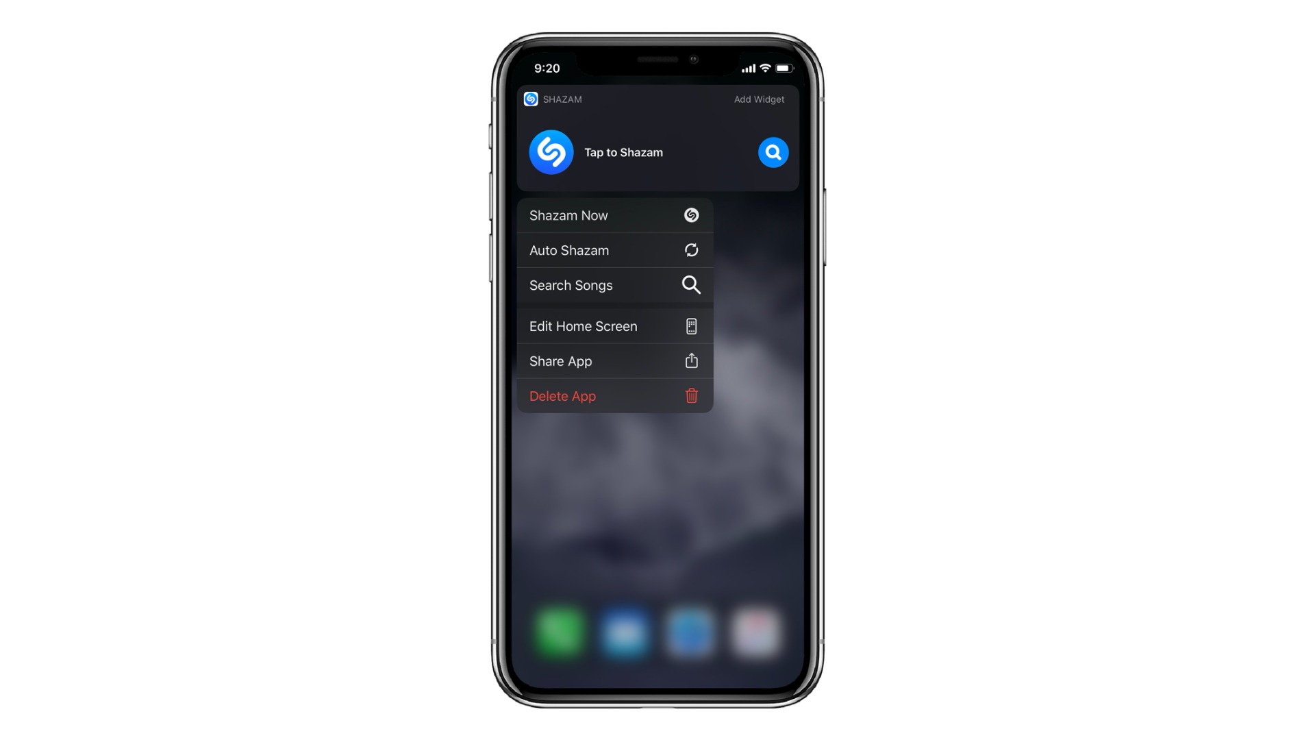aplicatia shazam pe iphone
