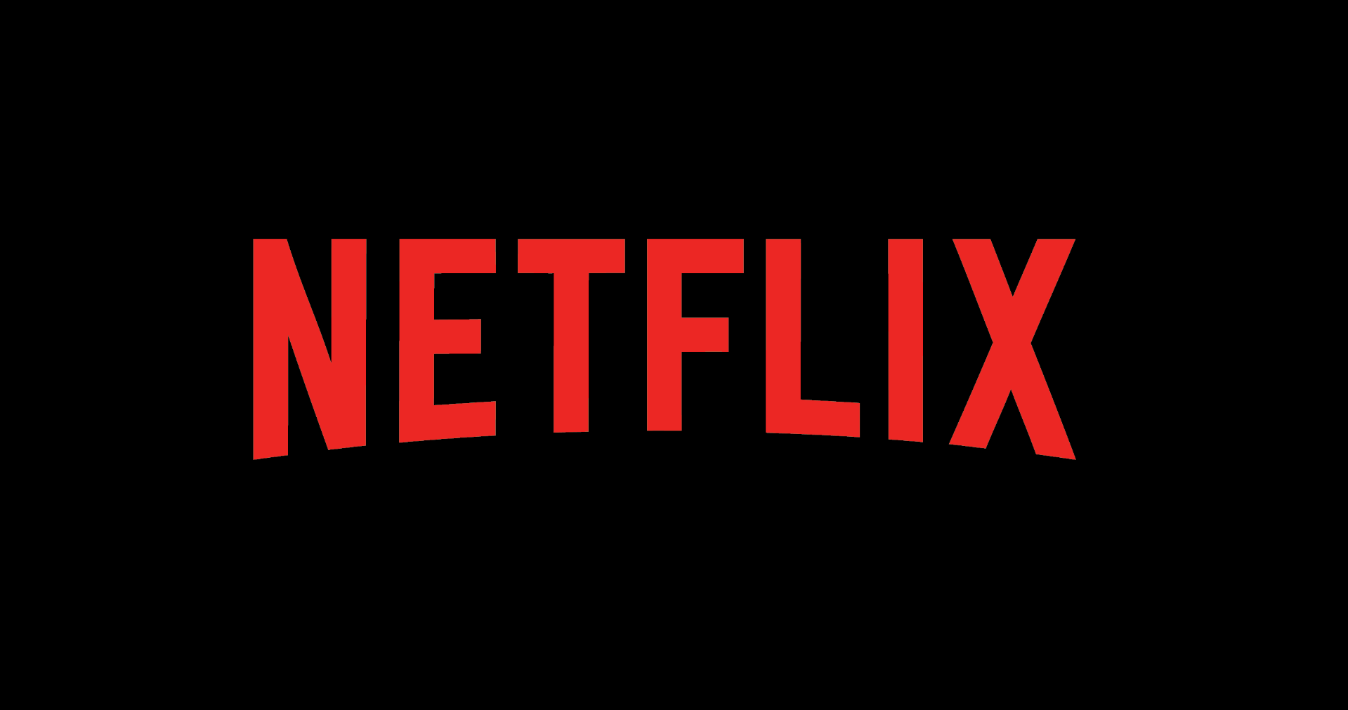logo netflix pe fundal negru