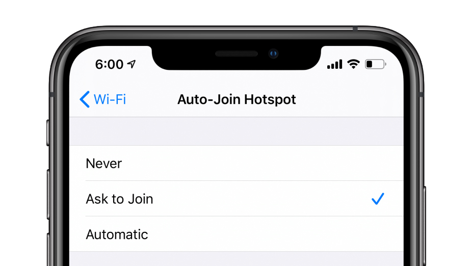Functia Auto-Join Hotspot