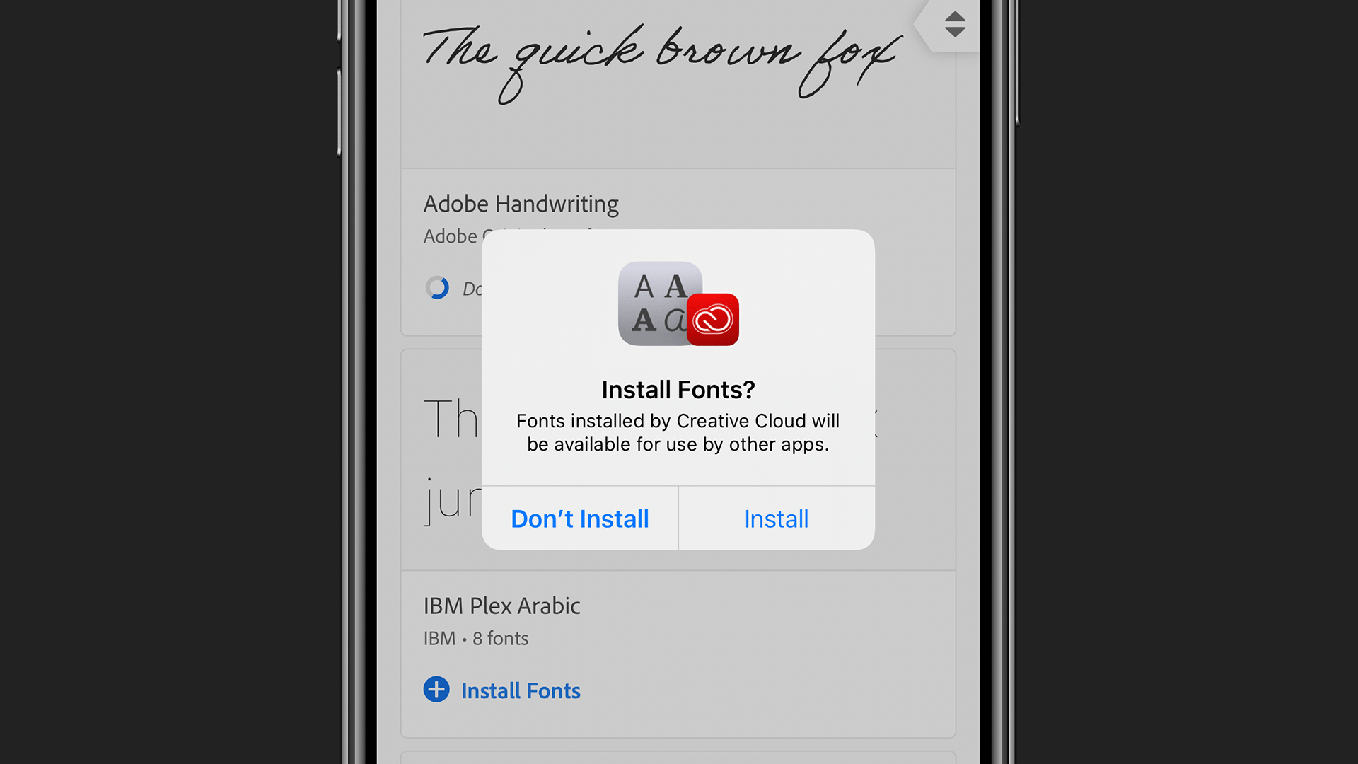 install fonts pe iphone