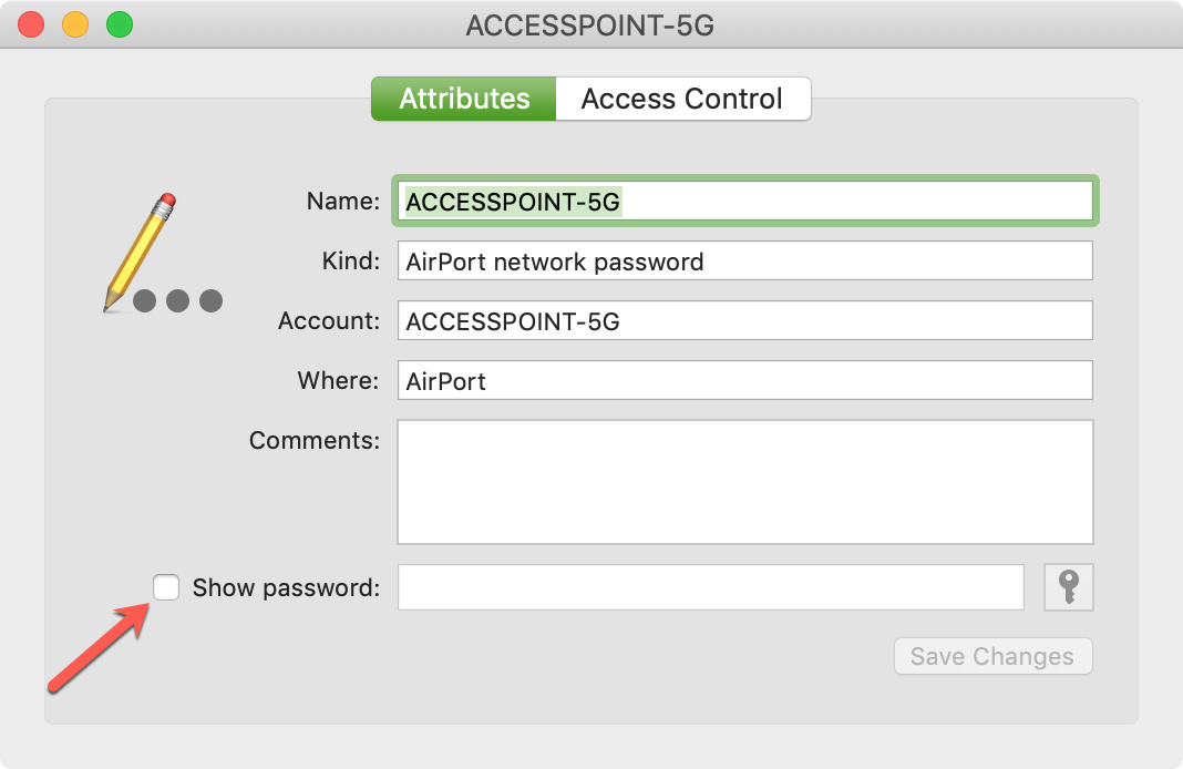 screenshot keychain pe mac