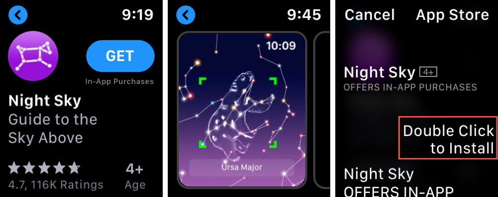 aplicatii pe apple watch
