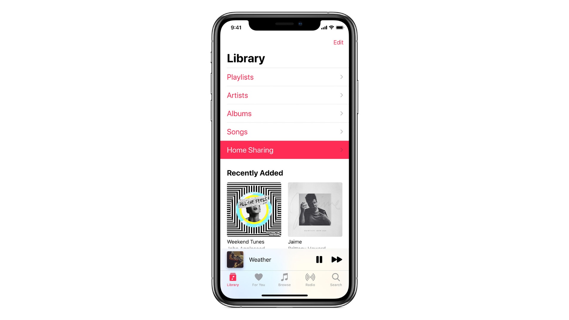 homehsaring pe iphone