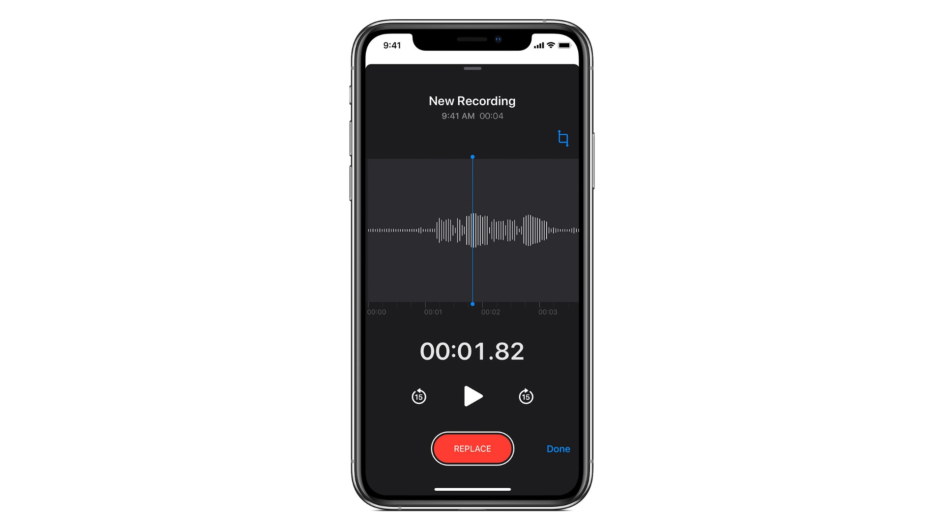 new recording voice memos pe iphone