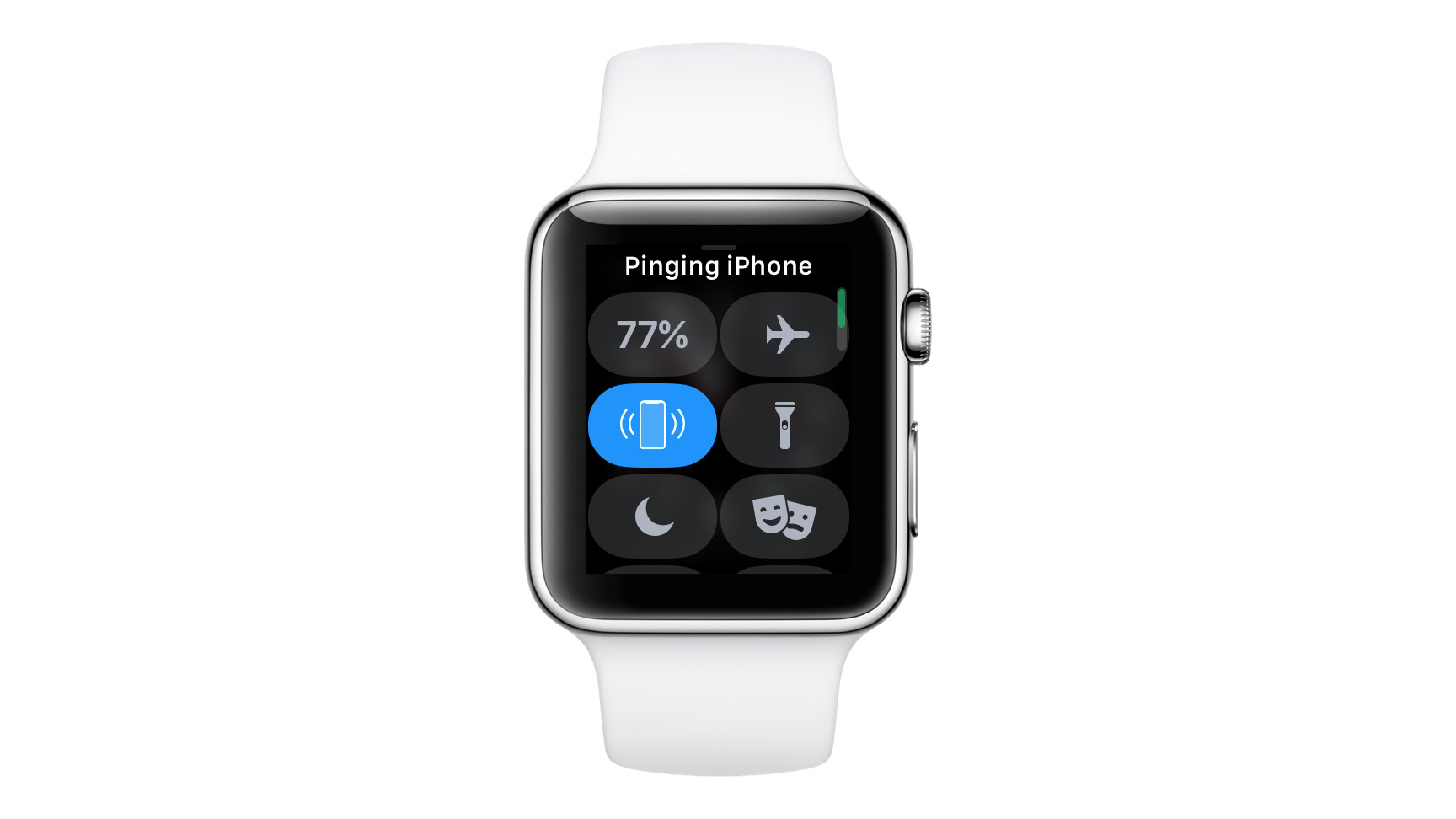 apple watch pe fundal alb
